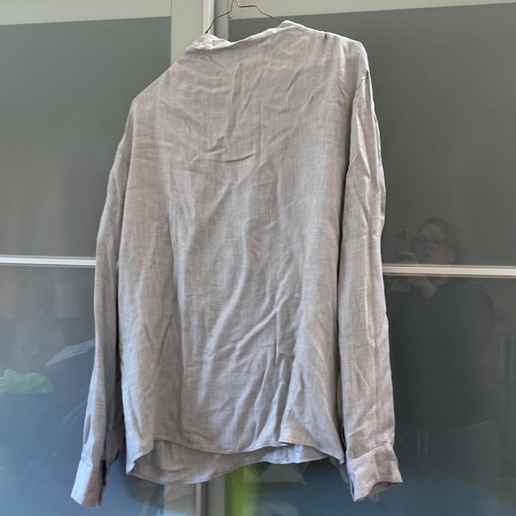 Uniqlo Tops - Light grey blouse.